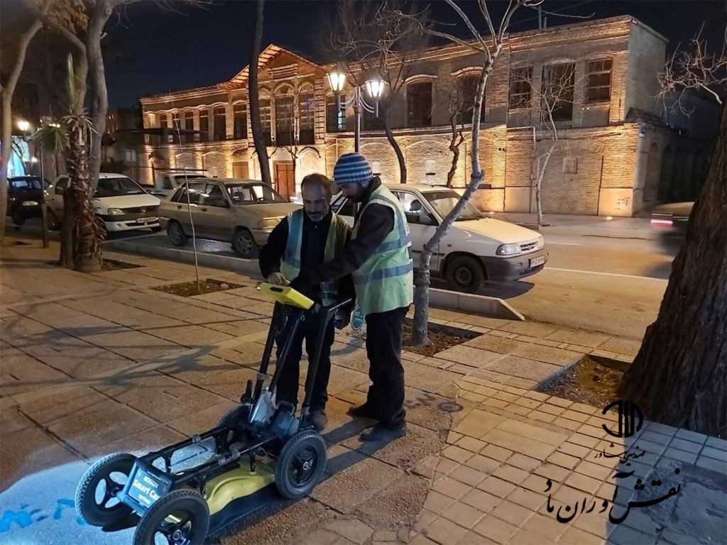 ردیابی تاسیسات با gpr